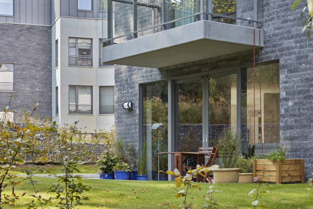 parcstanne appartement terras tuin