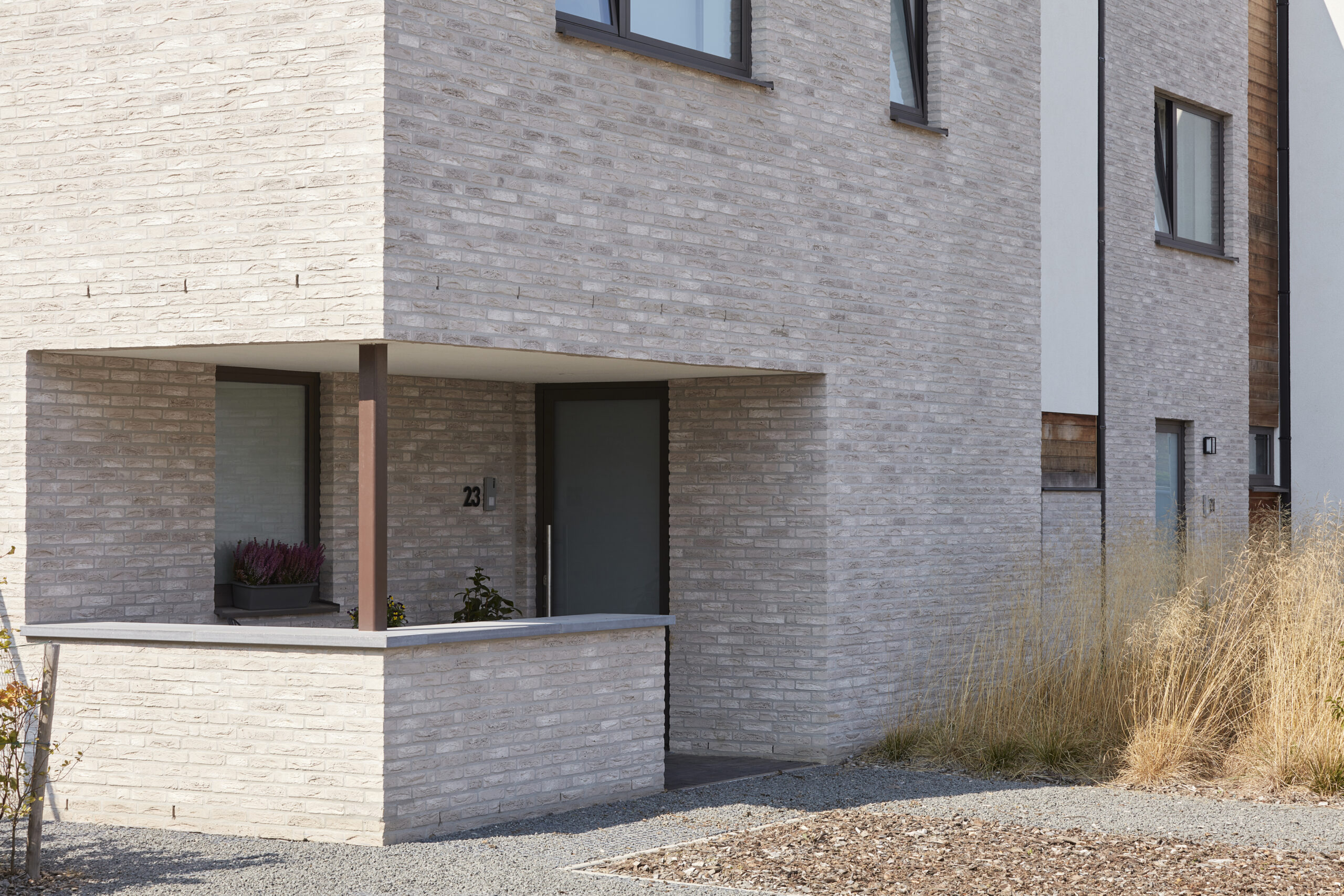 sterea woning overdekte inkomhal